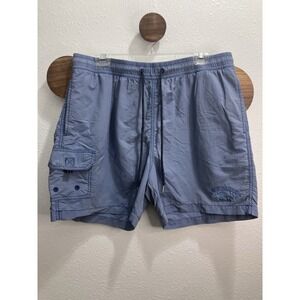 Tommy Bahama Men's Relax Swim Trunks Cargo Pocket Blue Size L Summer Beach Vacay